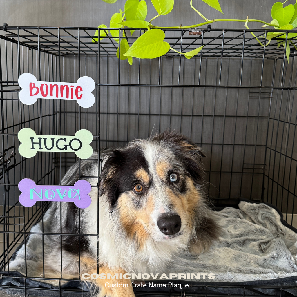 Custom Crate Name Plaques