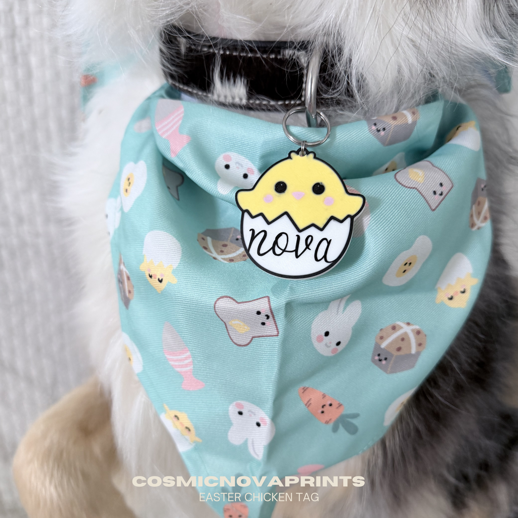 Easter Chicken Tag