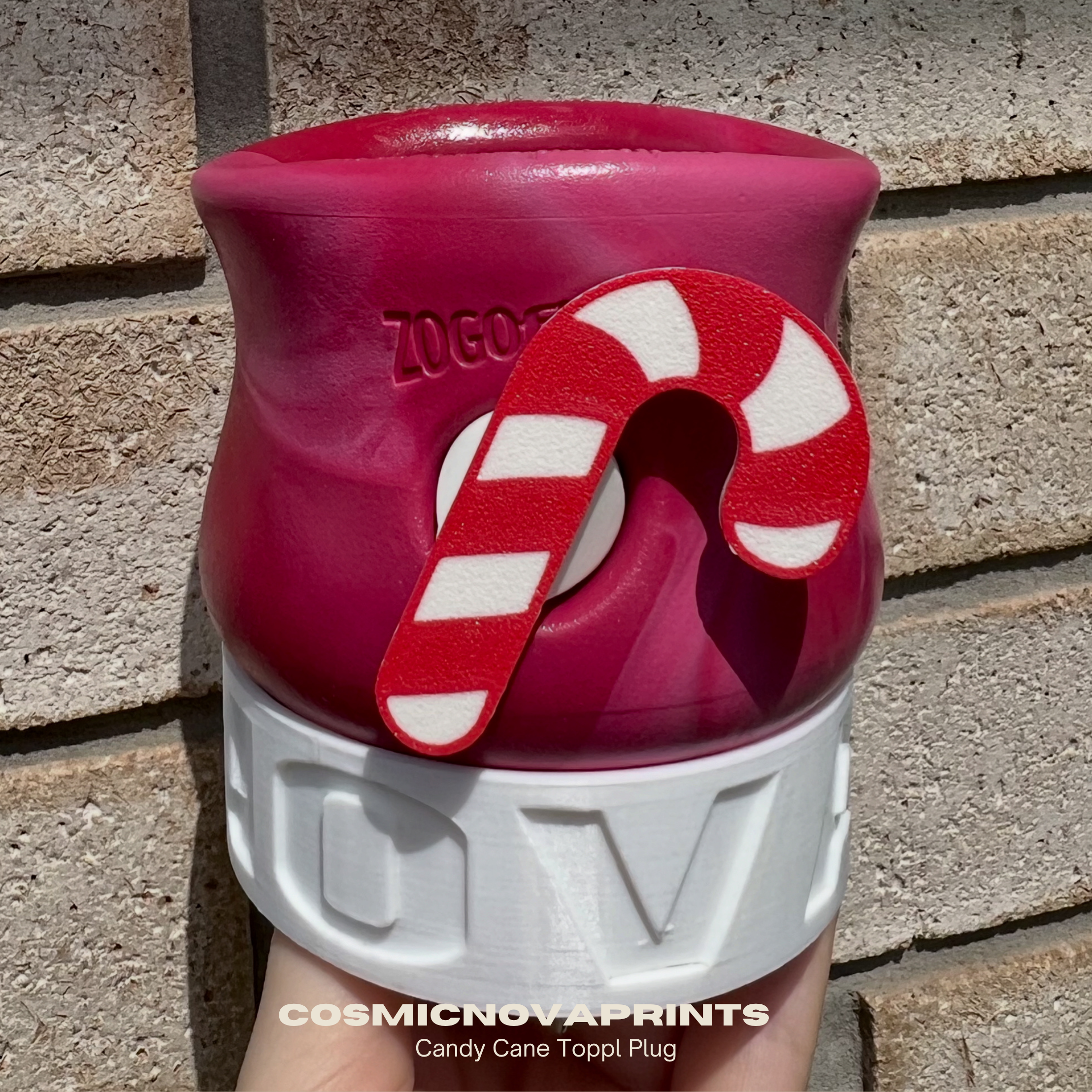 Candy Cane Toppl Plug