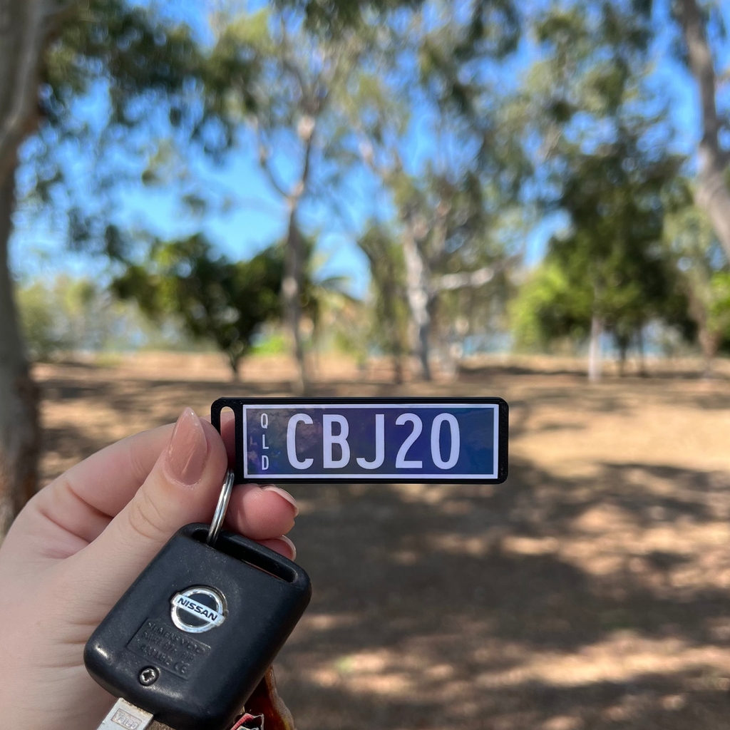 Custom Number Plate Tags
