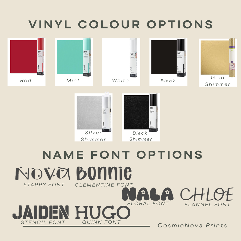 Custom Crate Name Plaques