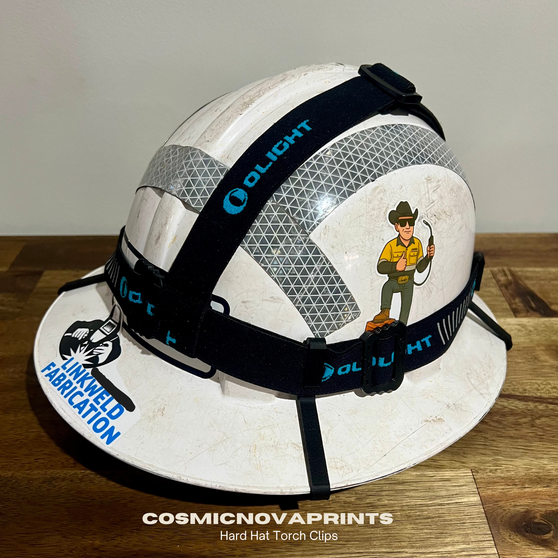 Hard Hat Torch Clips